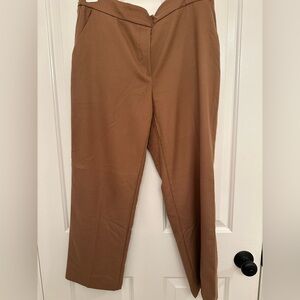 Zara Brown Camel Classic Trousers